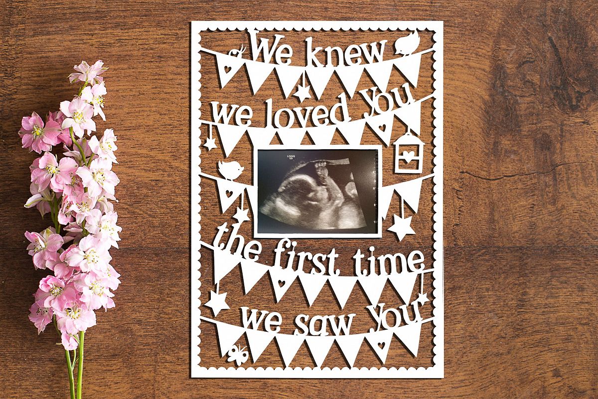 I/We Knew I/We Loved You - Set of 2 Paper Cutting Templates example image 1