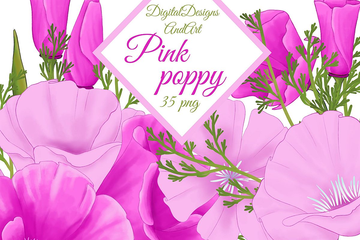 Poppy clipart example image 1