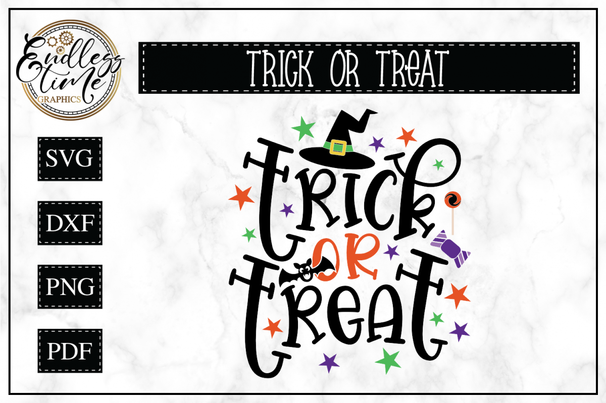 Trick Or Treat - Halloween SVG File example image 1