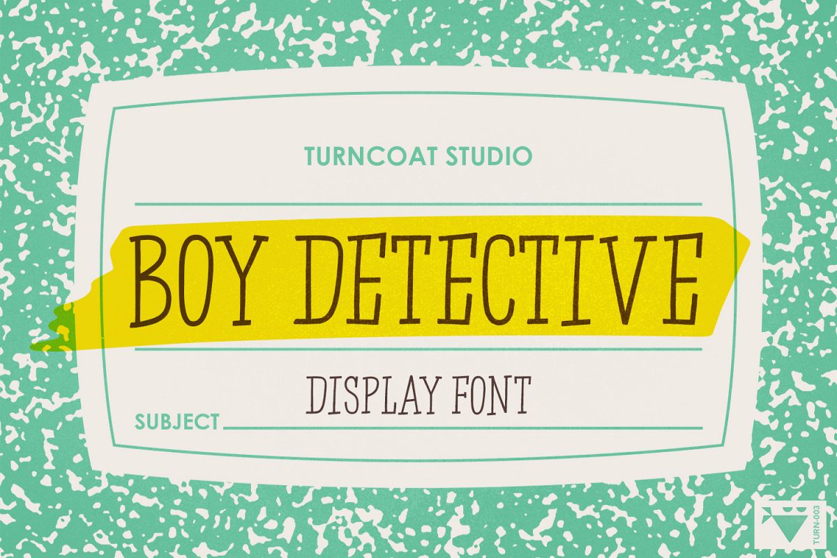 Boy Detective - Display Font example image 1