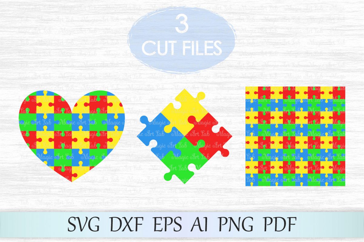 Puzzle svg, Autism puzzle svg, Autism awareness svg, Autism