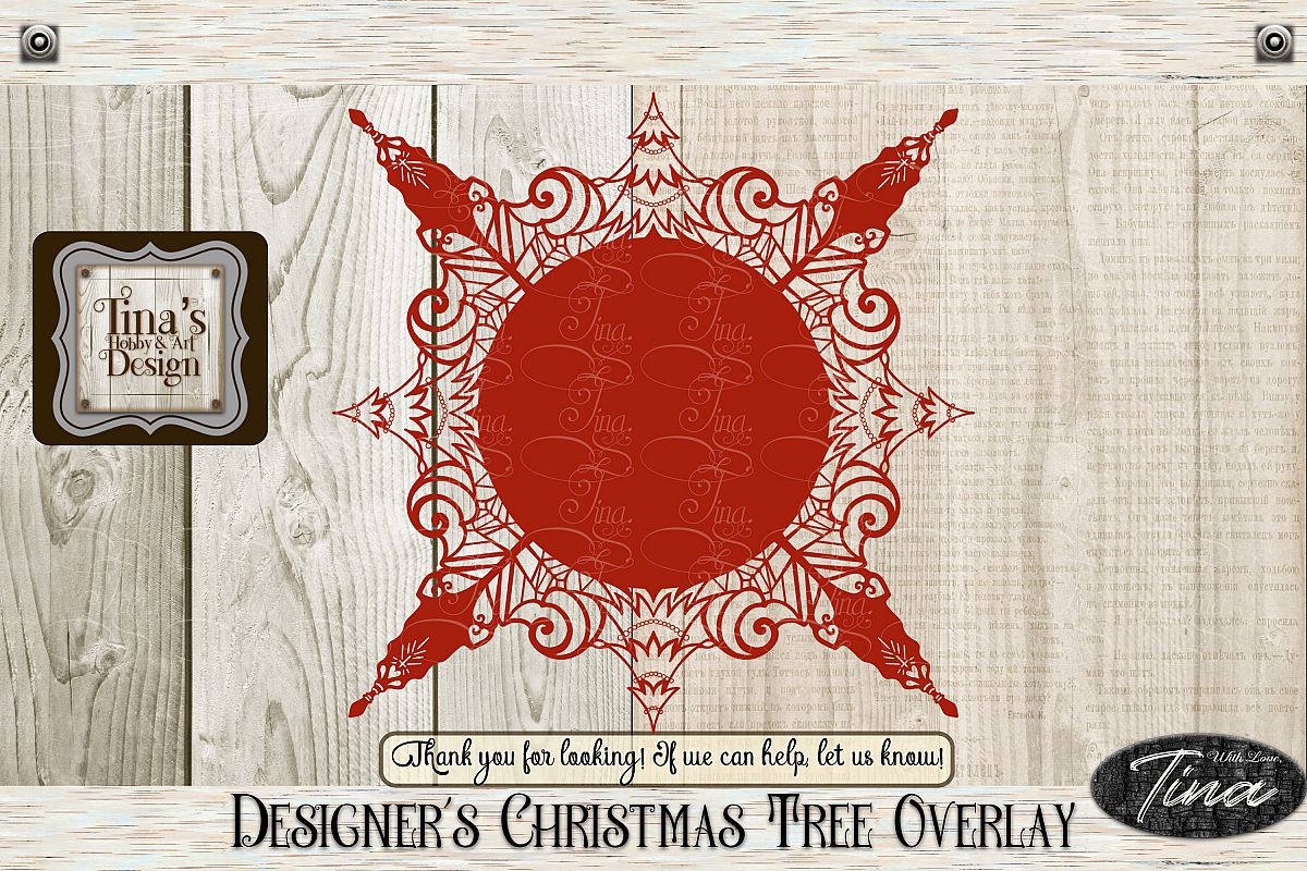 Designer's Christmas Tree Overlay Circular 101418 example image 1