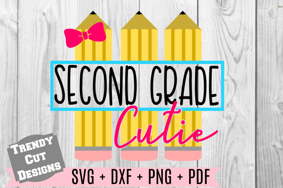 Pencil Second grade Set, Back to School example image 1