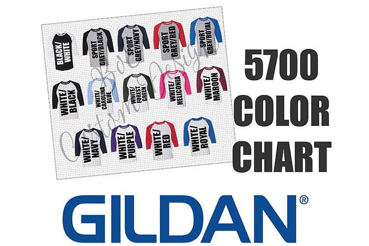 Gildan Shirt Color Chart