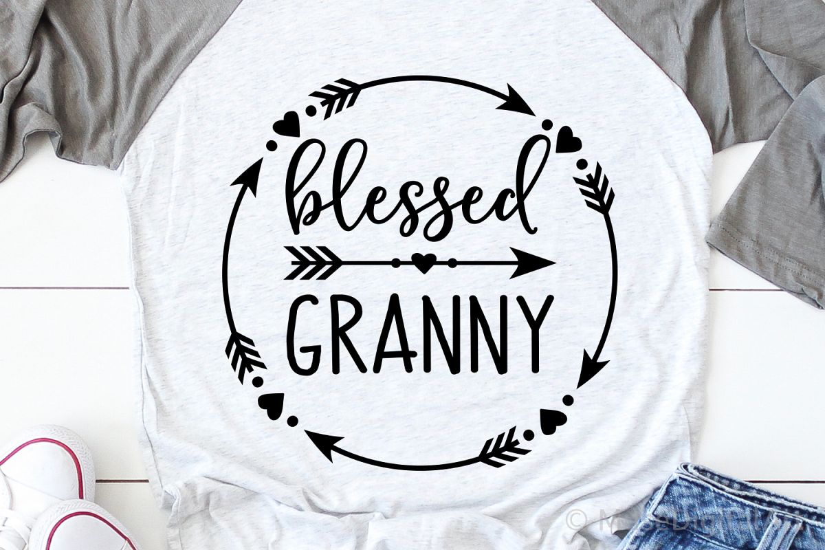 Download Blessed Granny Svg, Grandma Shirt Svg, Mom Life Svg File