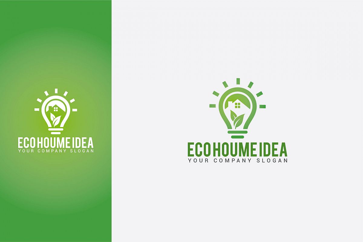 eco home idea logo example image 1