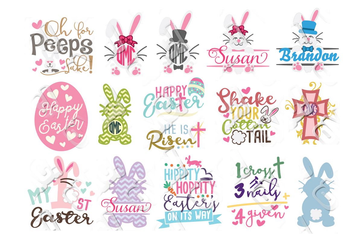 Easter SVG Bundle example image 1