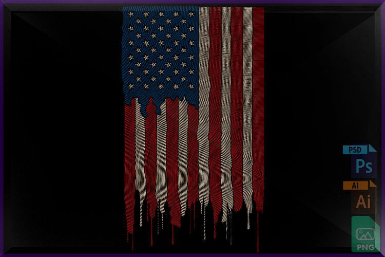 AMERICAN FLAG Finger example image 1