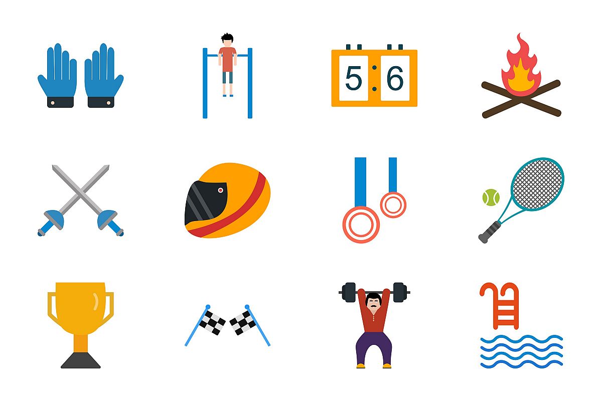 Set Of Sports And Game Icons example image 1