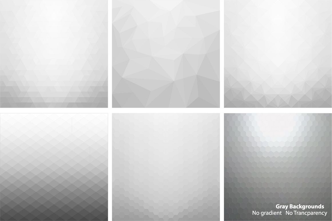 Gray abstract vector backgrounds. example image 1