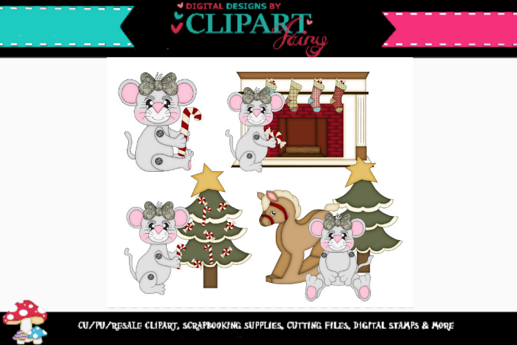 Christmas Mice Girls example image 1