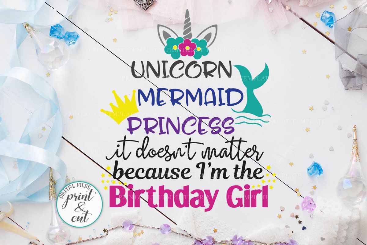 Free Free 141 Unicorn Mermaid Princess Svg Free SVG PNG EPS DXF File