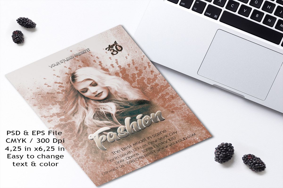 Fashion flyer template example image 1