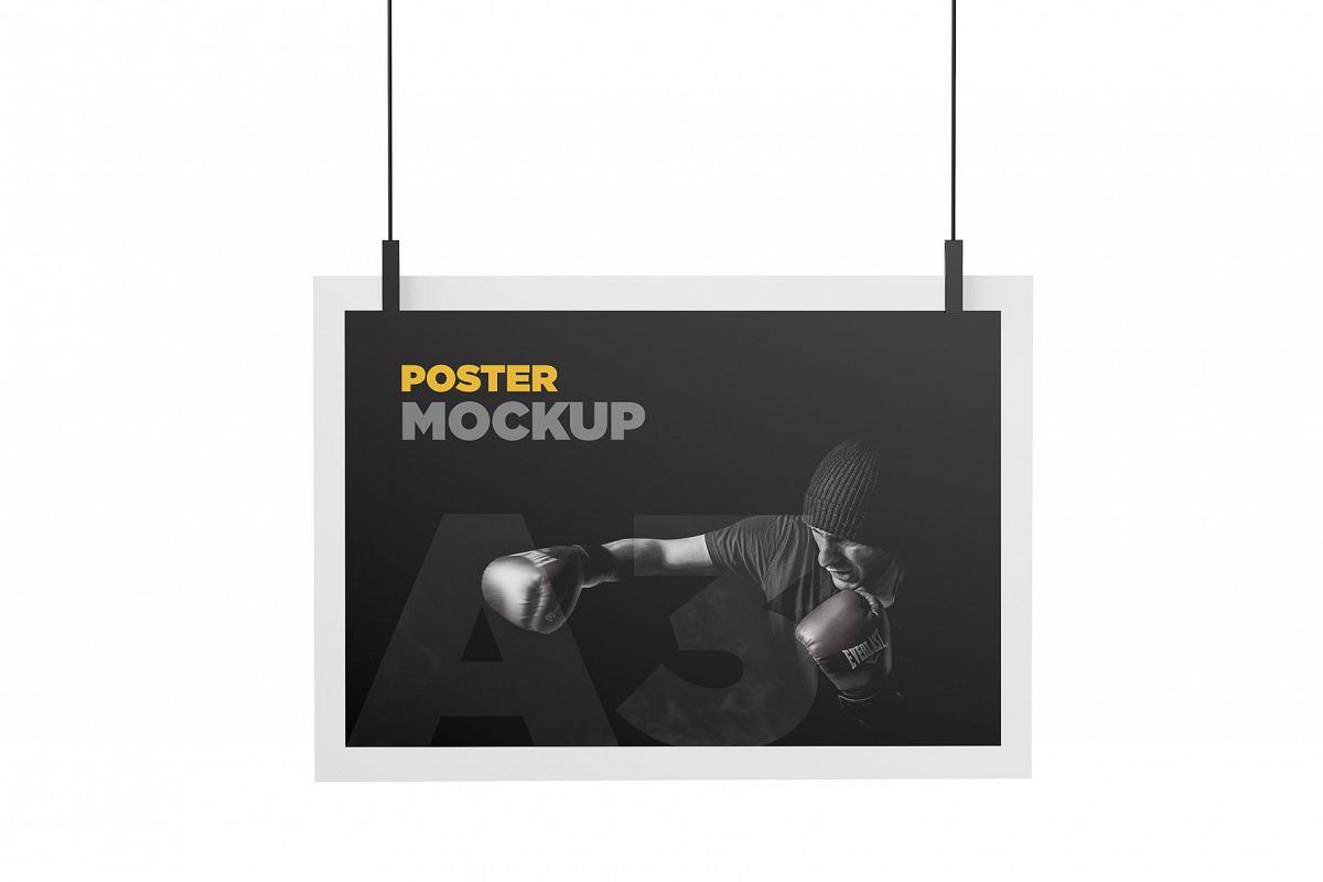 Matte A3 Poster Mockup example image 1