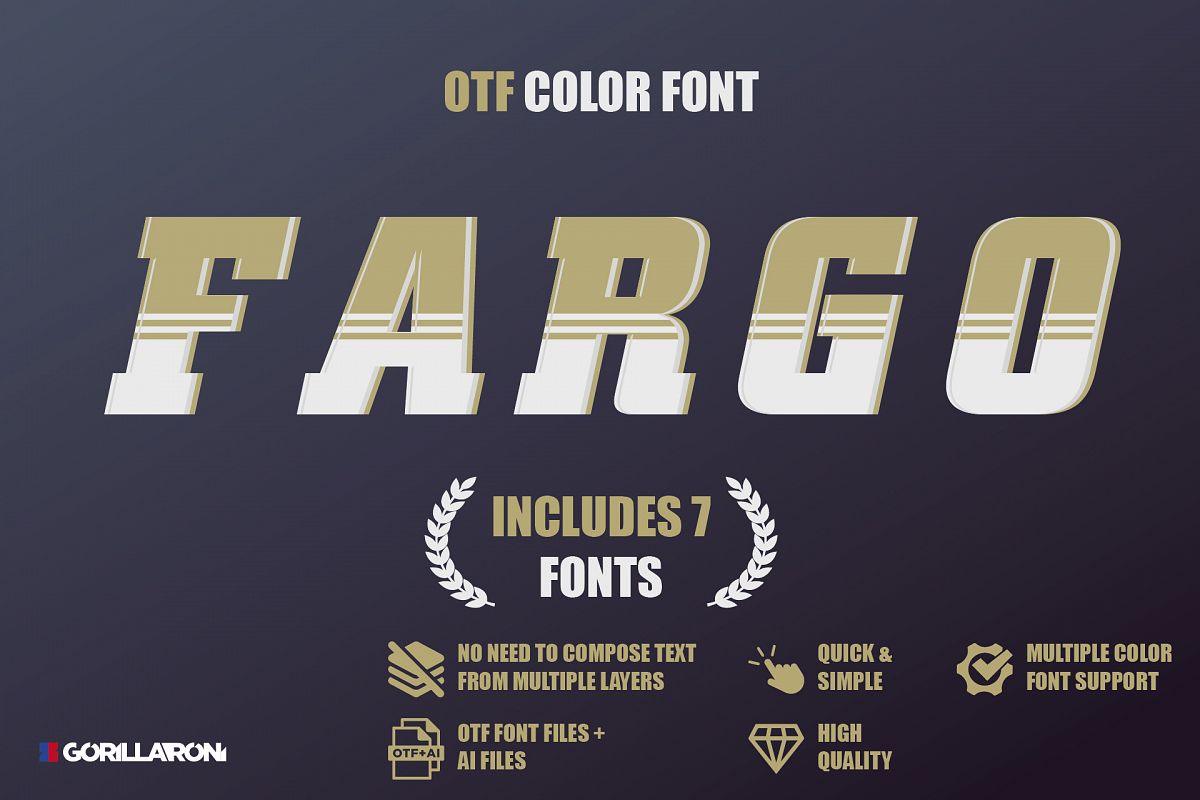 SVG color font - Fargo example image 1