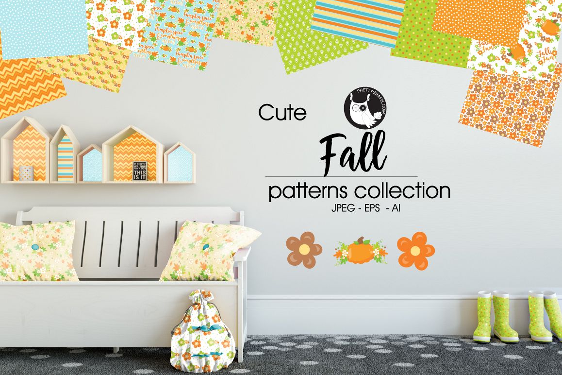 FALL , digital papers example image 1