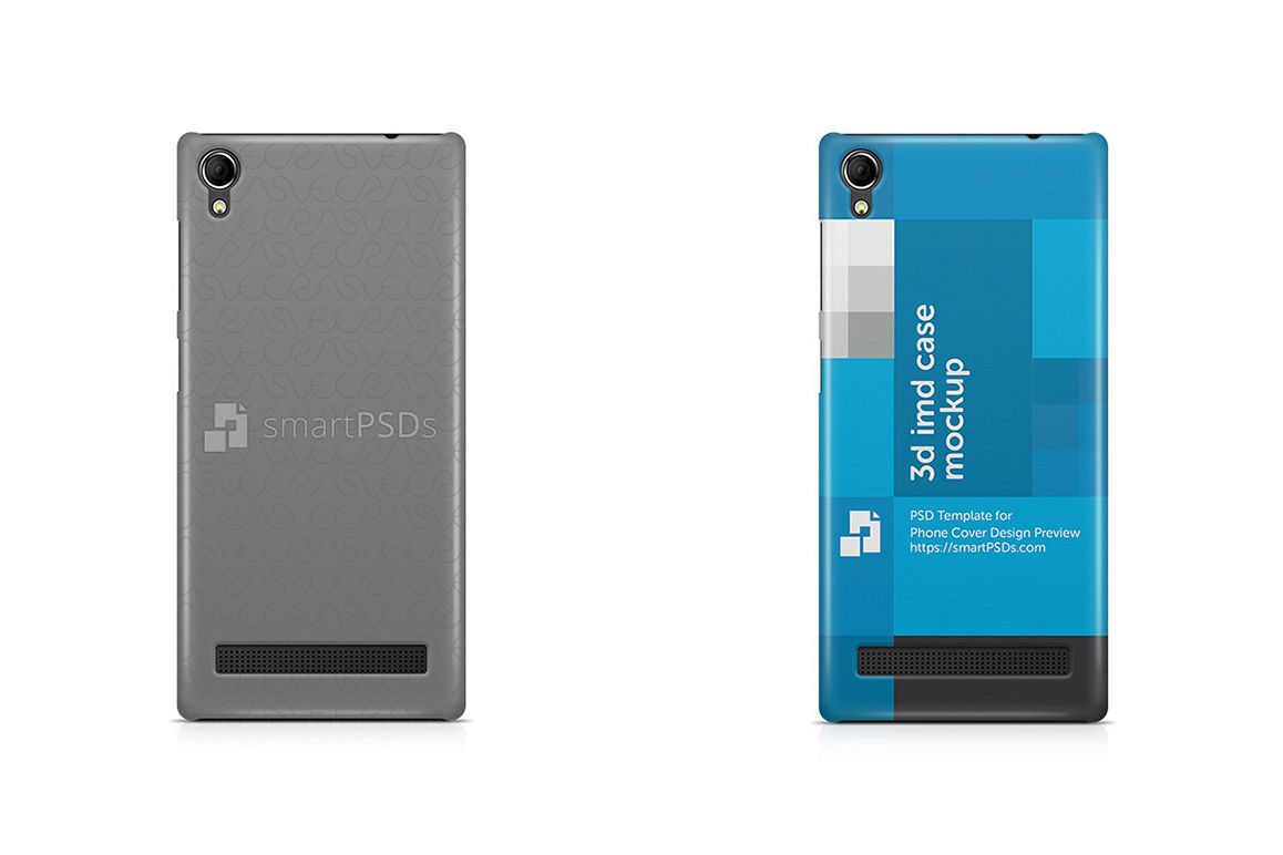 Intex Aqua Power Plus 3d IMD Mobile Case Design Mockup 2015 example image 1