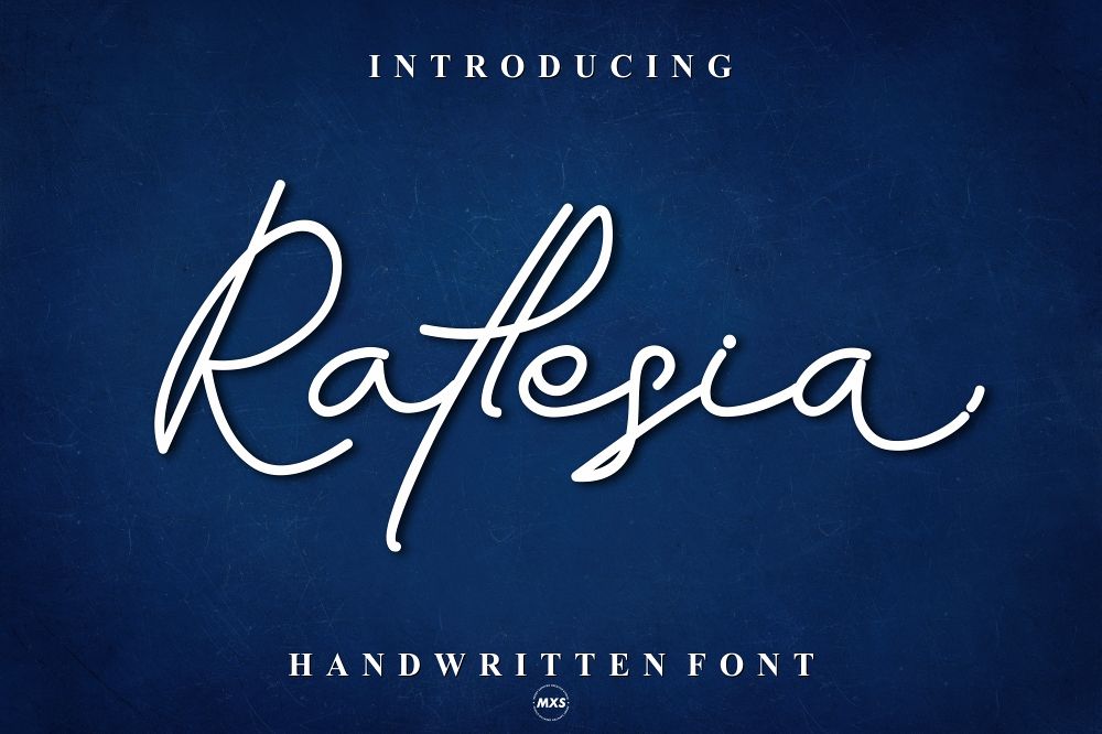 Raflesia Font example image 1