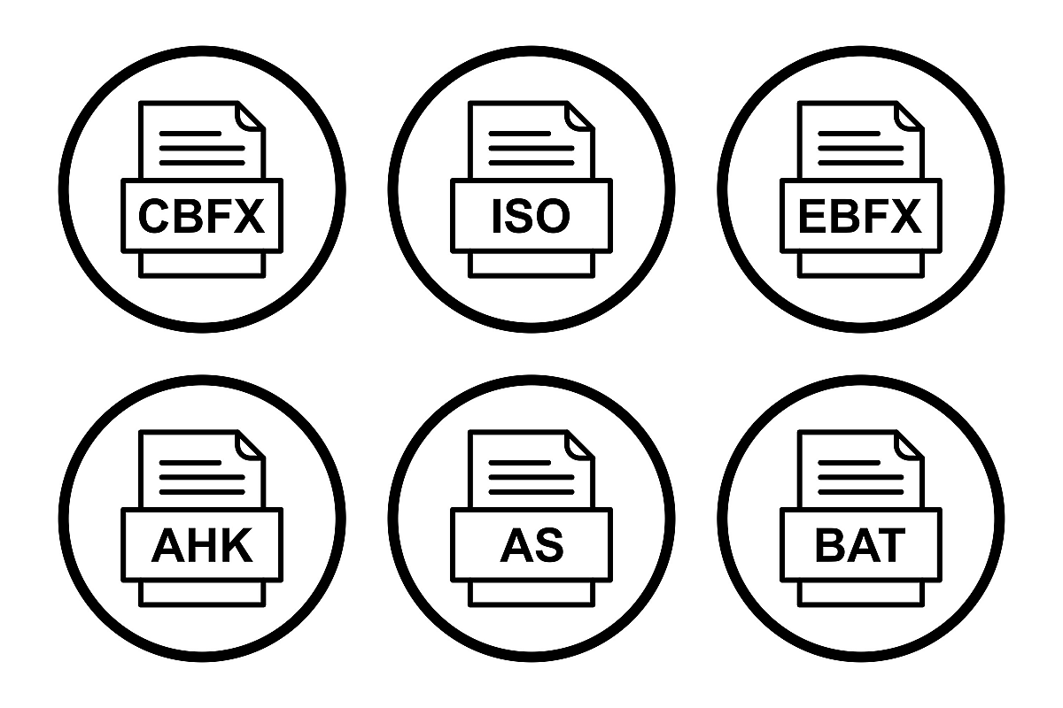 Set Of File Formats Icons example image 1
