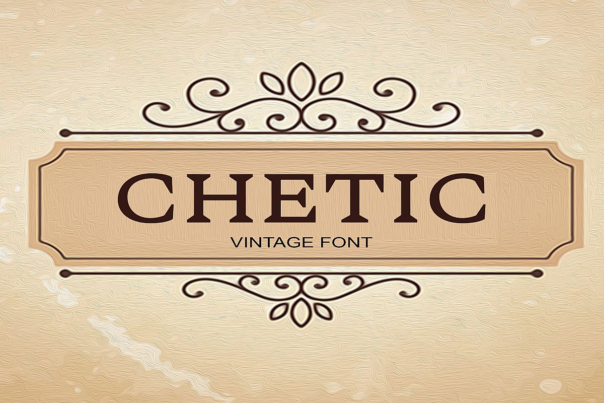 Chetic Font example image 1