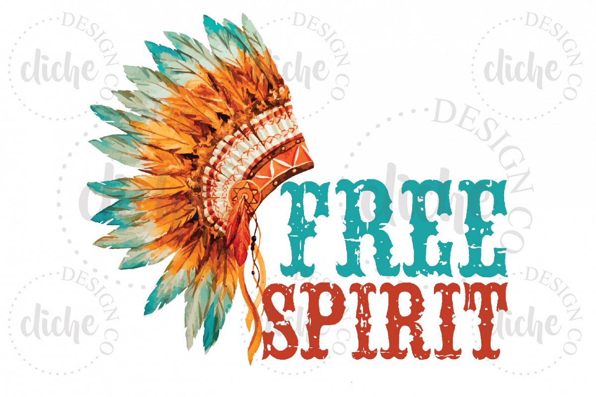 Free Spirit Sublimation Design example image 1