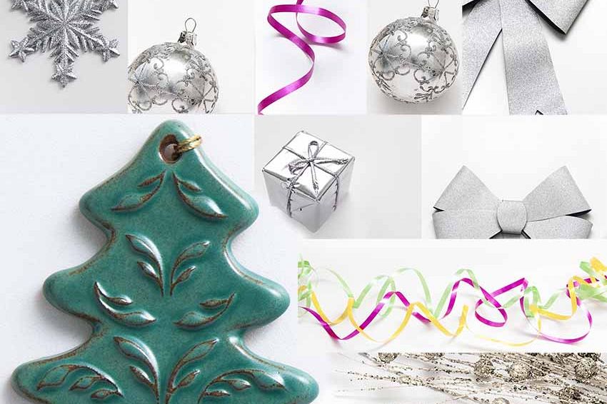 10 Stock photo mix Bundle flatlay Holiday decor mock up Holiday festive New Year Christmas example image 1