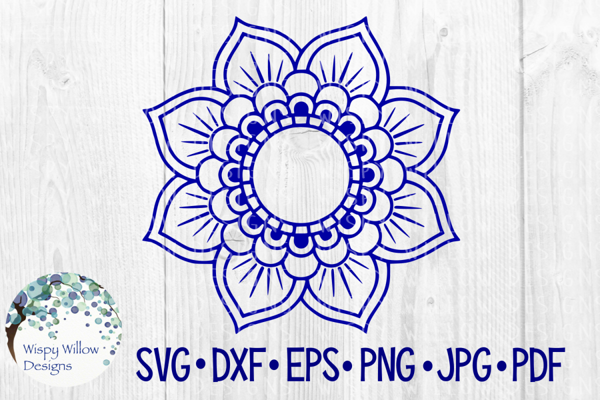 Mandala SVG Cut File, Name Monogram Frame (109723) | SVGs | Design Bundles