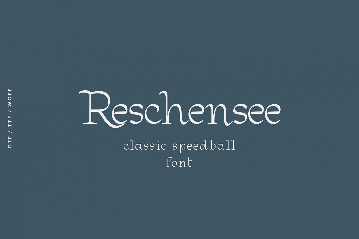 Reschensee font example image 1