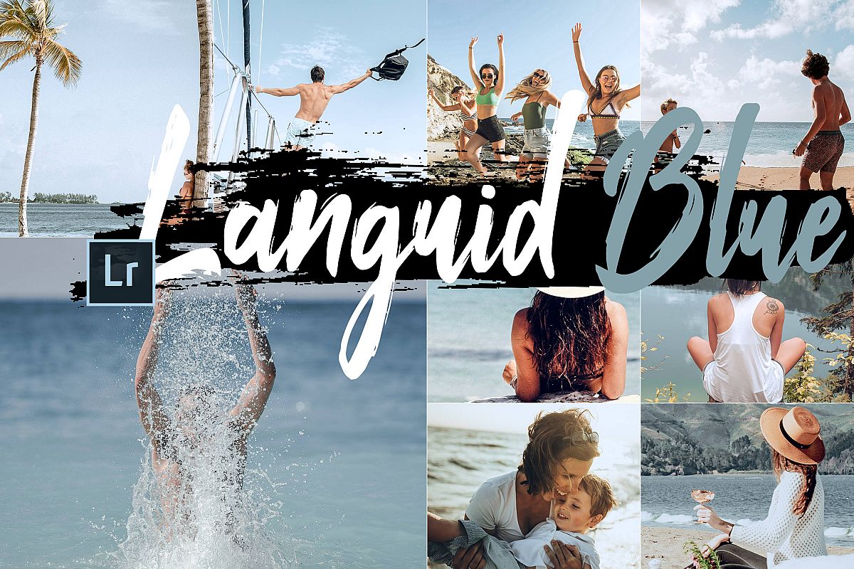 Neo Languid Blue Theme Desktop Lightroom Presets example image 1