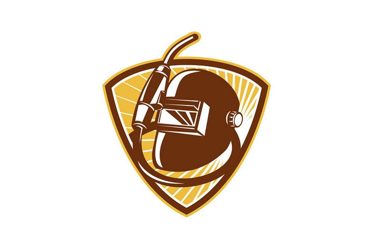 Welder Visor And Welding Torch Retro Shield example image 1