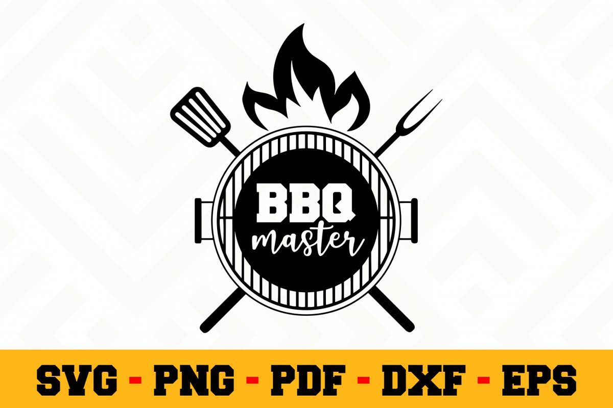 BBQ SVG Design n604 | Barbecue Grill SVG Cut File example image 1