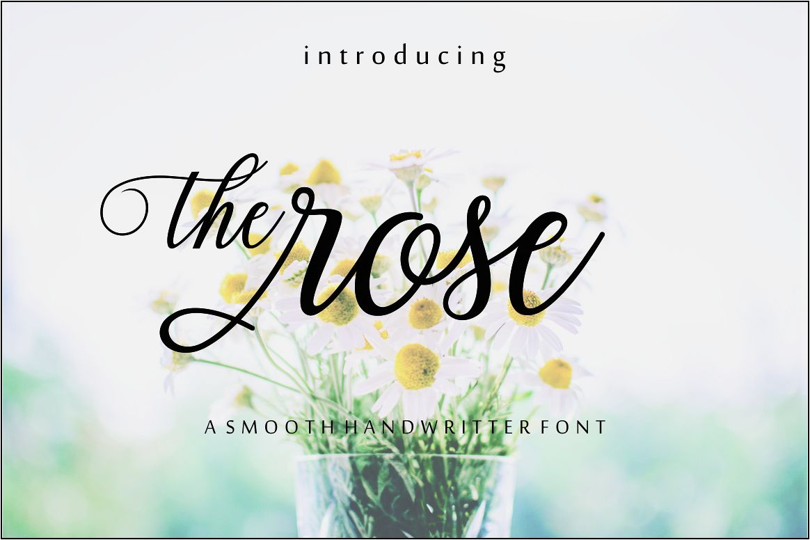 The rose script example image 1
