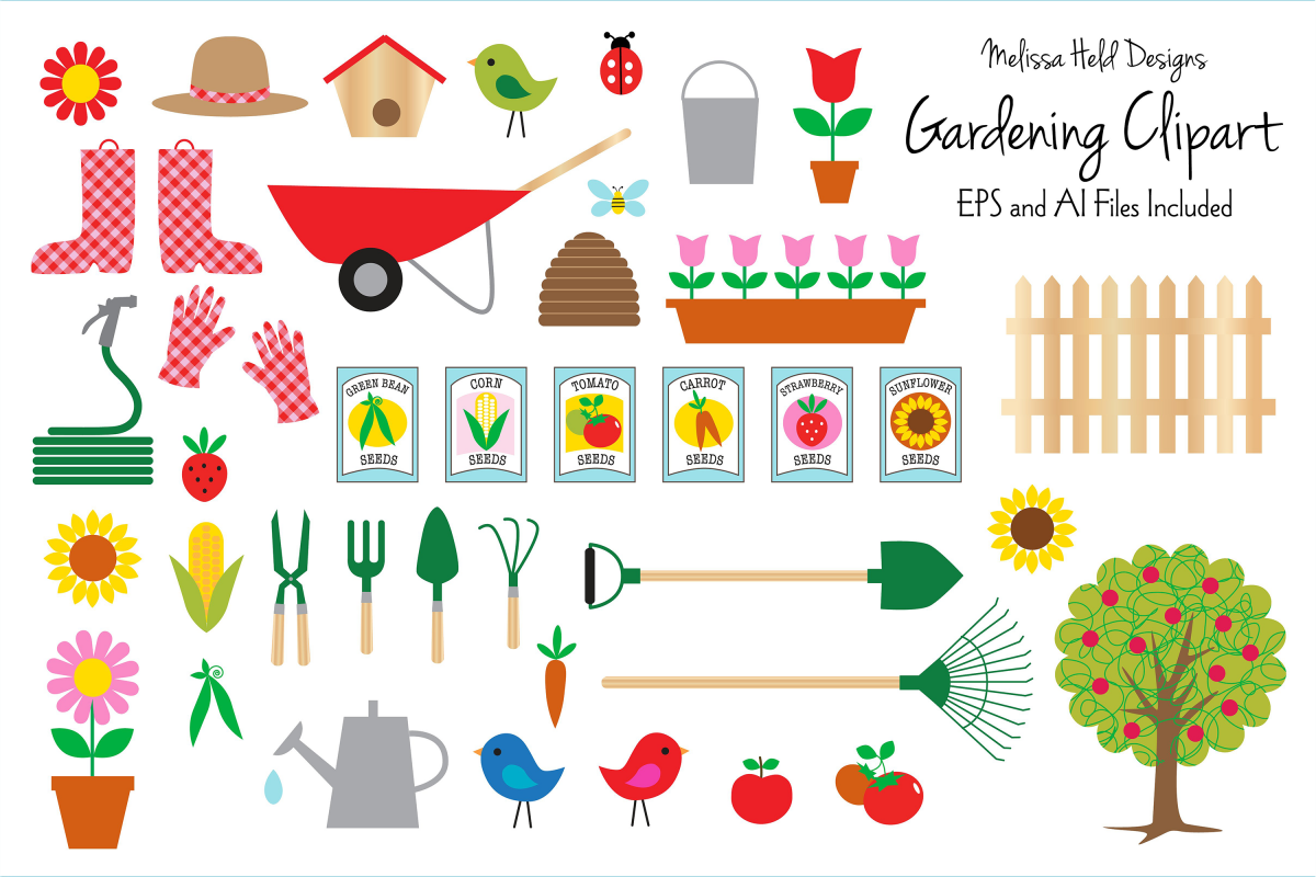 Gardening Clipart example image 1