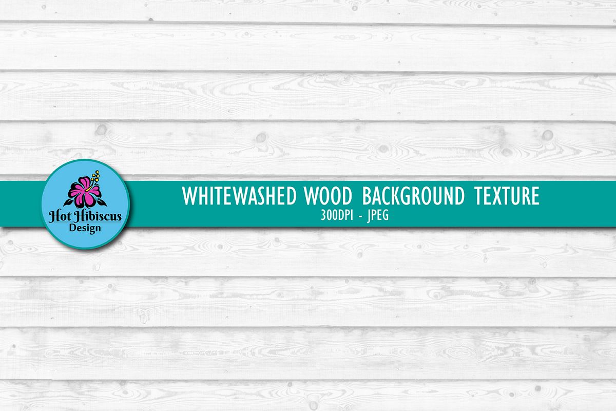Weathered White Wood Texture Background Digital Paper example image 1