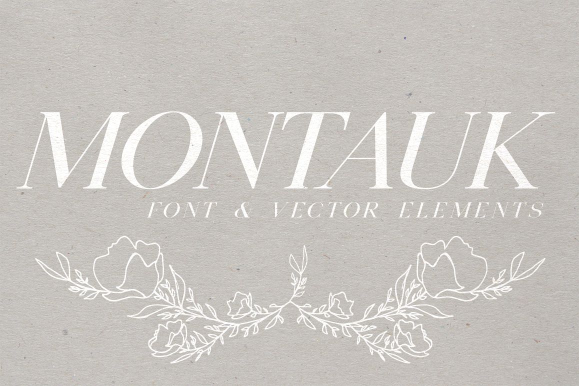 Montauk | Serif + Bonus Vectors example image 1