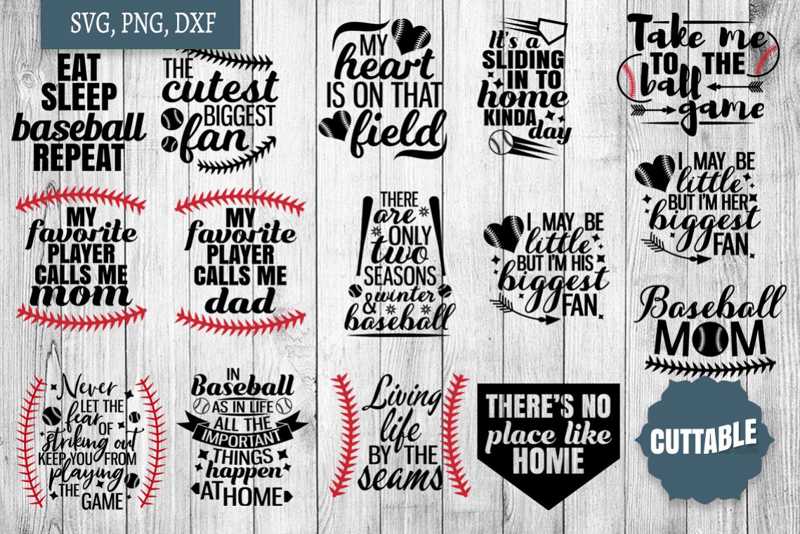 Download Baseball SVG bundle, Baseball cut files, base ball quote svg (216056) | SVGs | Design Bundles