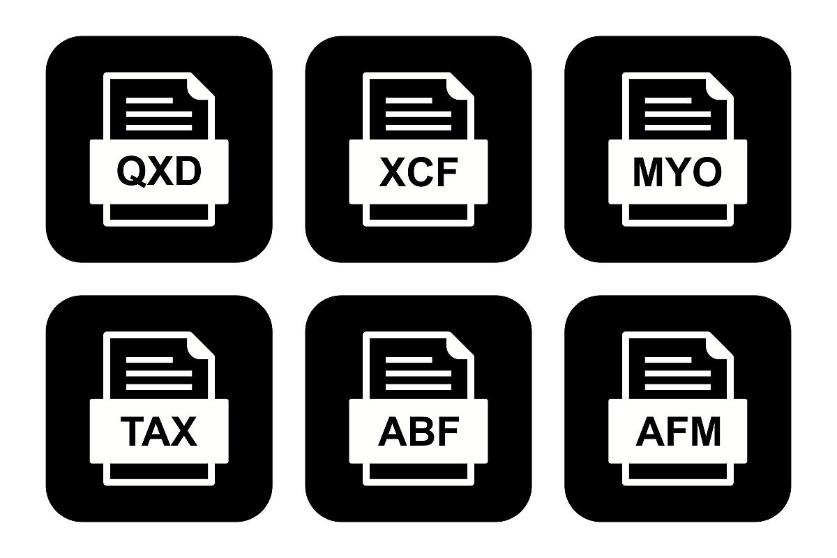 Set Of File Formats Icons example image 1