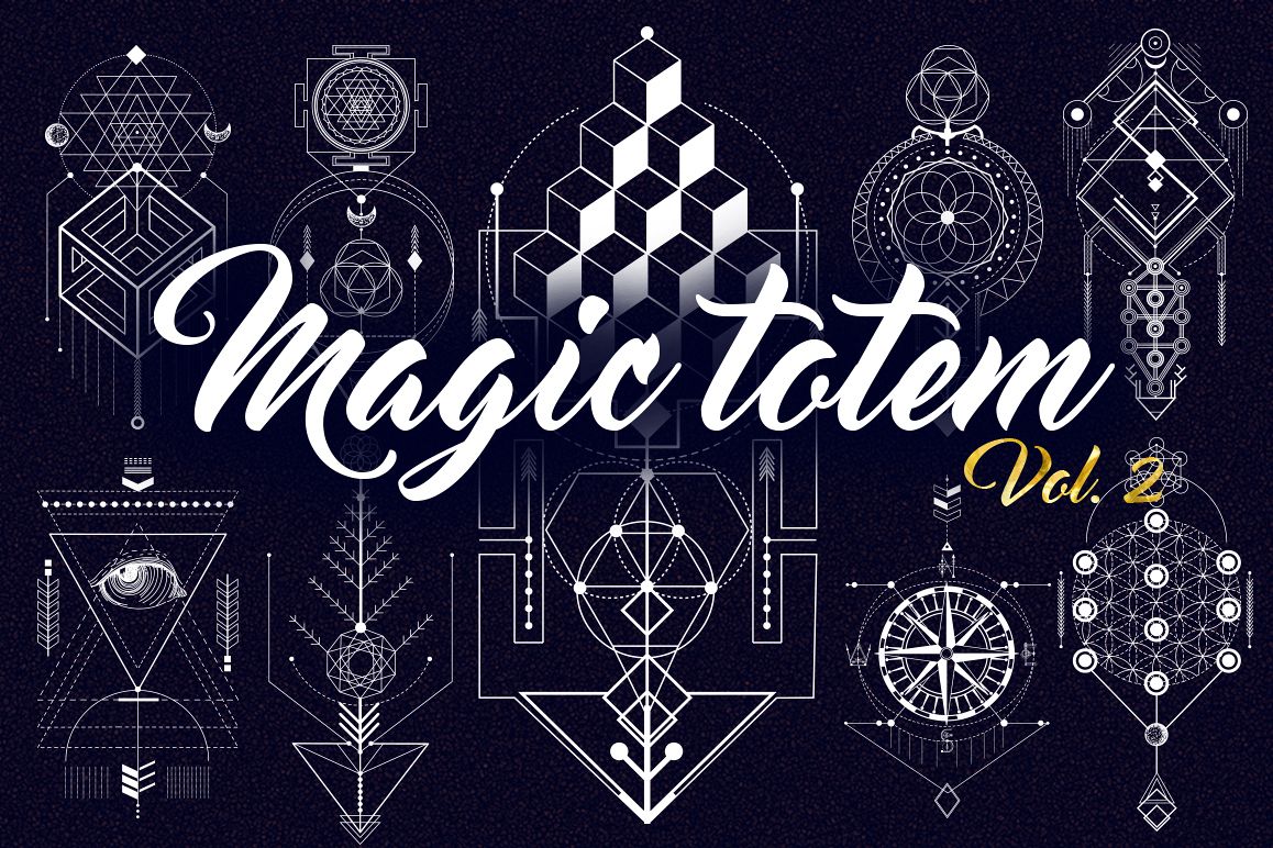 Sacred Geometry. Magic totem vol.2 example image 1