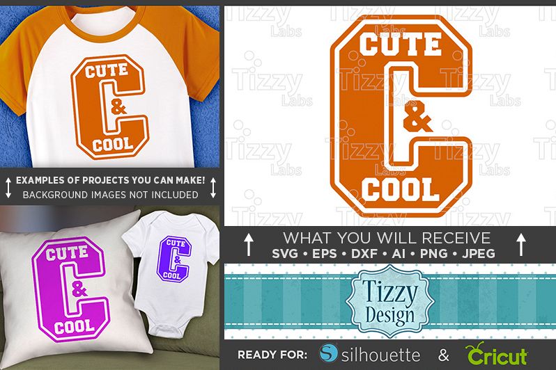 Cute and Cool SVG - Cute Kids T-Shirt SVG - 1083 example image 1