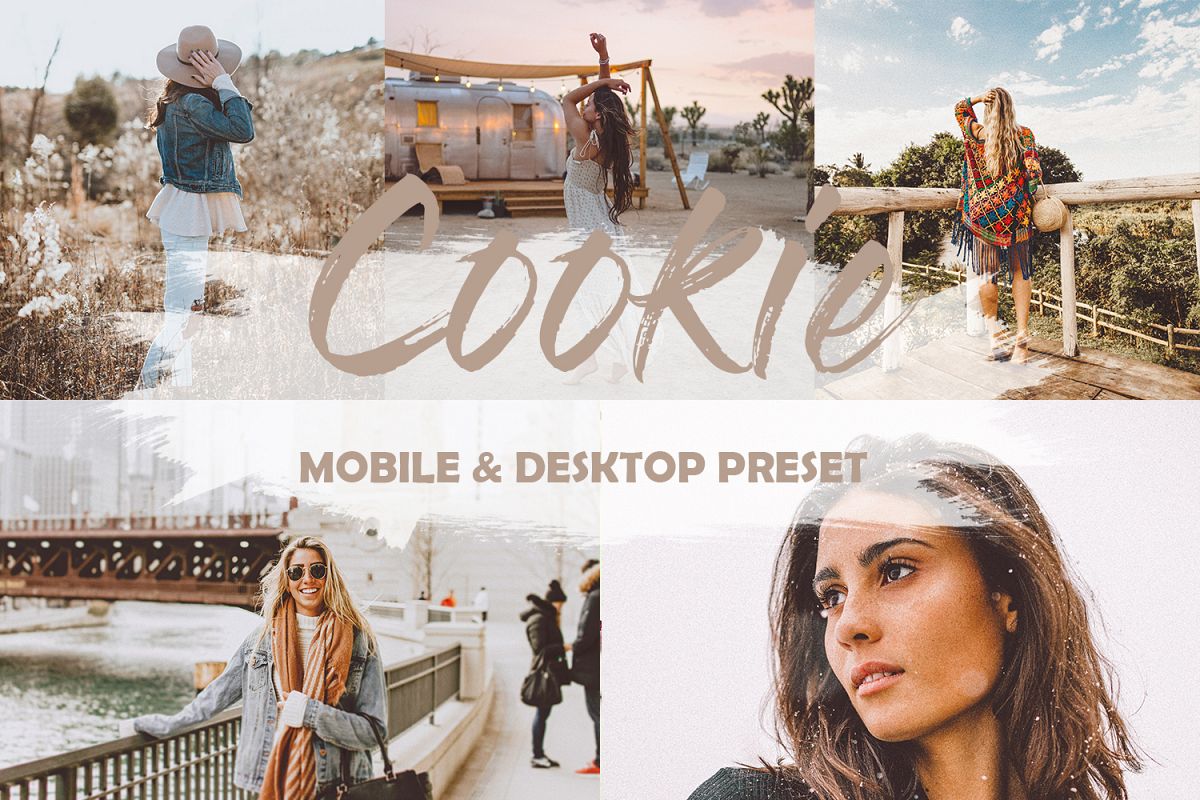 4 Mobile and Desktop Lightroom Presets Cookie example image 1