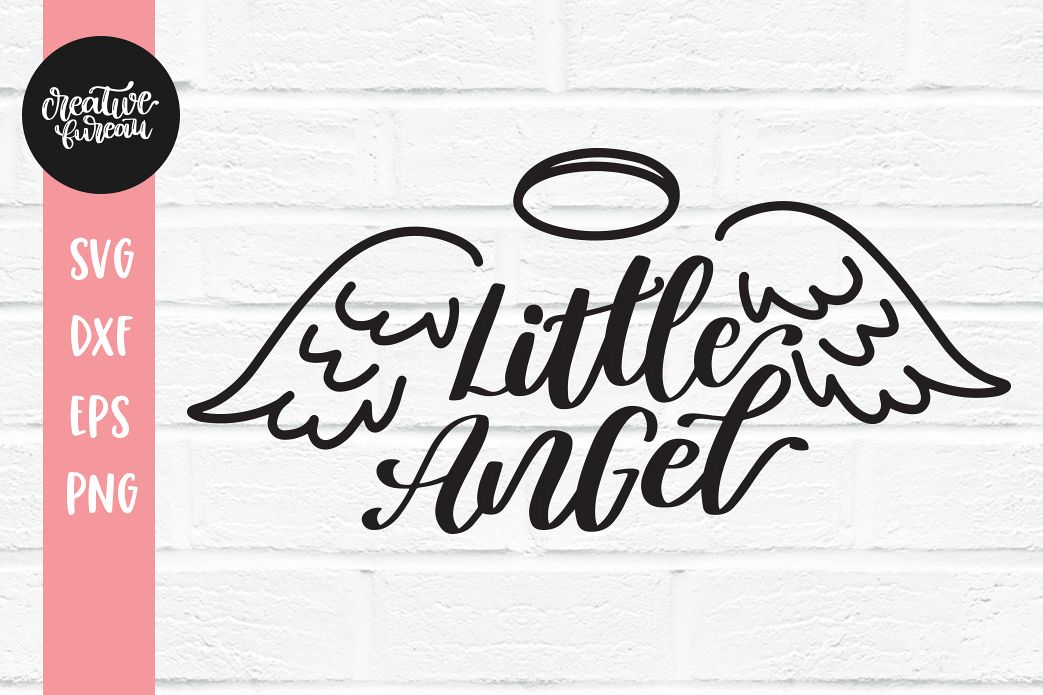 Little Angel SVG DXF Cut File