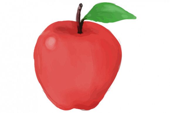 Apple Watercolor example image 1