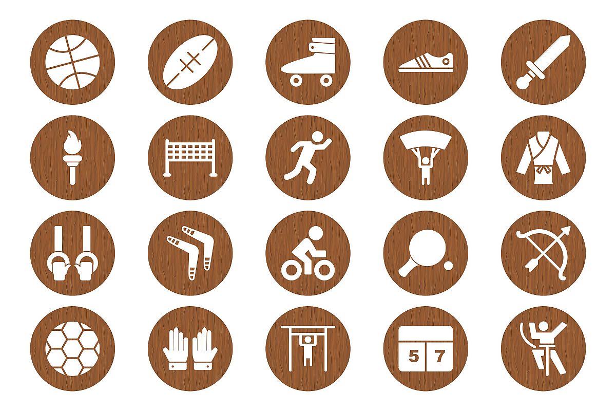 Set Of Sports And Game Icons example image 1