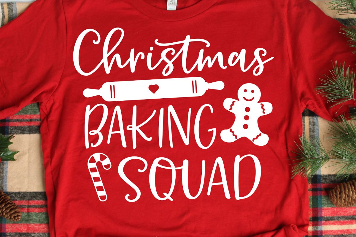 Christmas Baking Squad Svg Dxf Png Eps