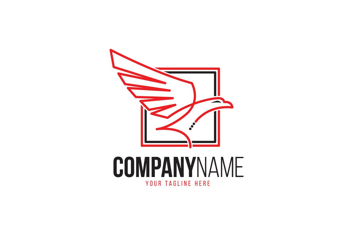 Line Bird Logo example image 1