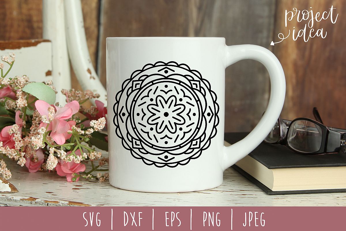 Mandala SVG, DXF, EPS, PNG, JPEG example image 1