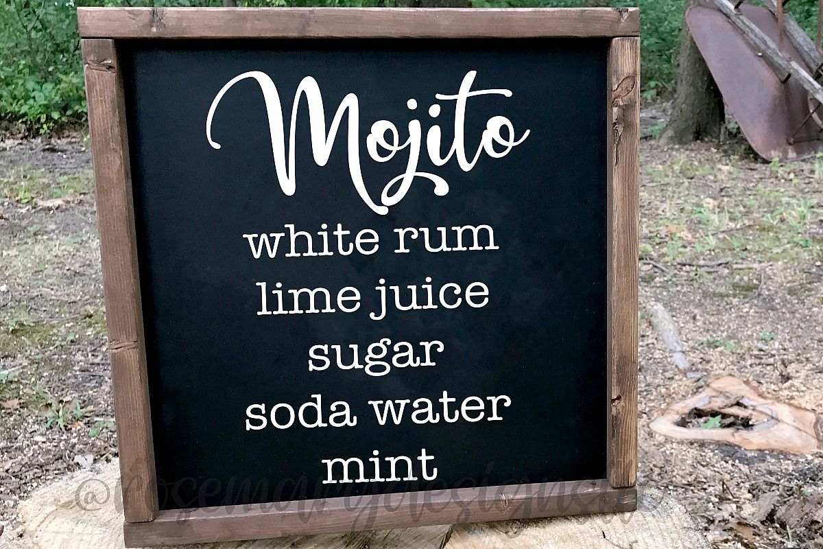 Mojito Recipe SVG example image 1
