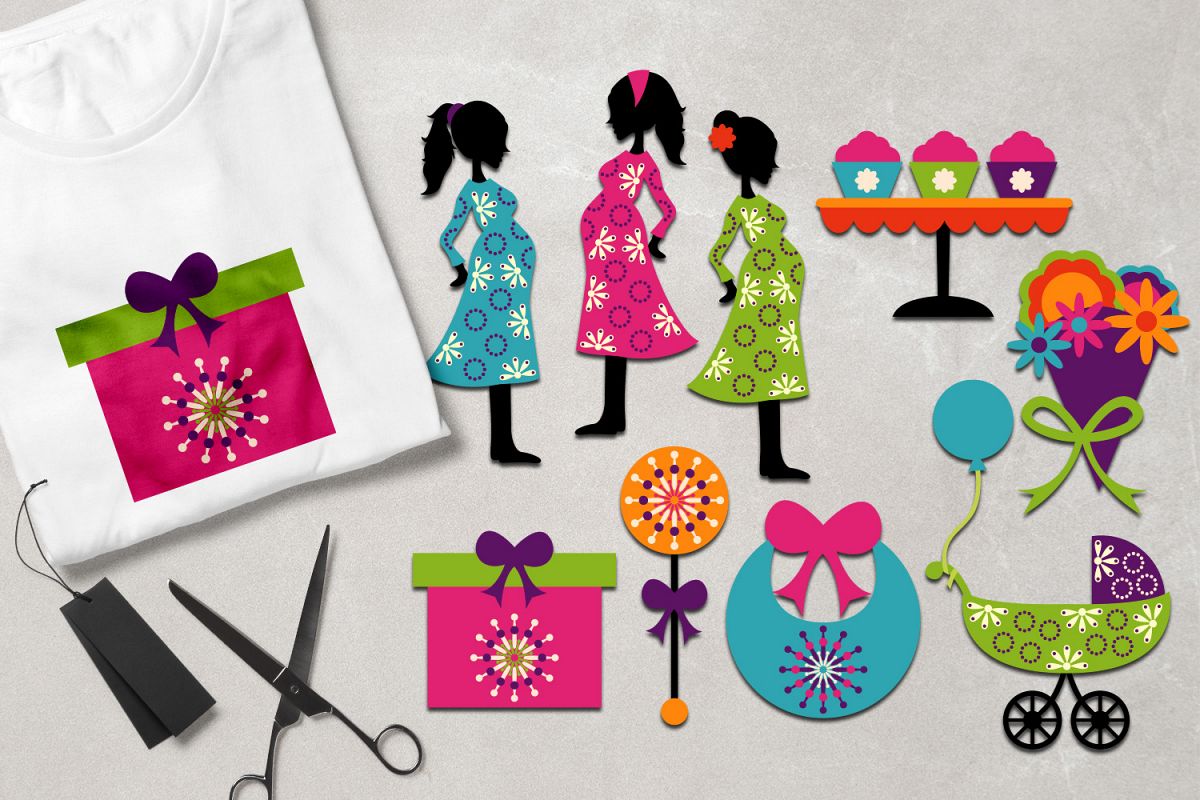 Spring baby shower - pregnancy, maternity example image 1