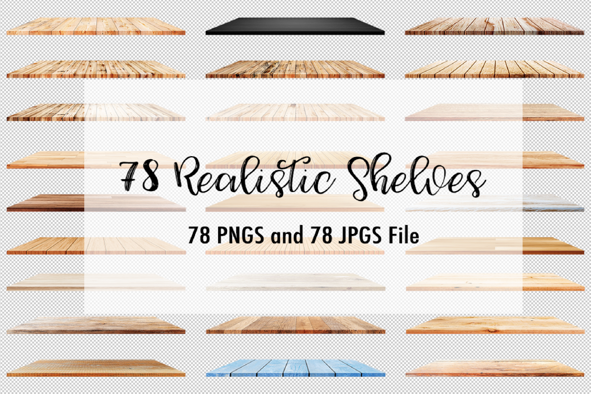 78 Realistic Shelves example image 1