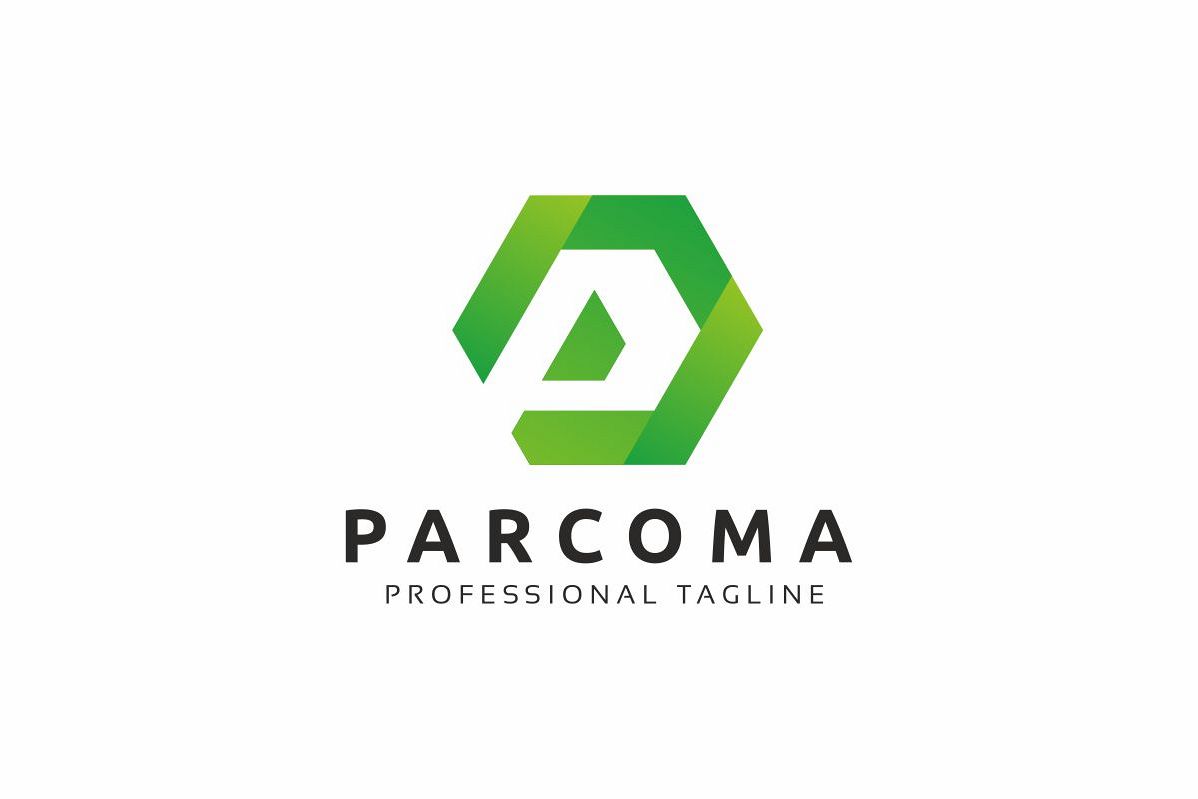 Parcoma P Lettre Logo example image 1